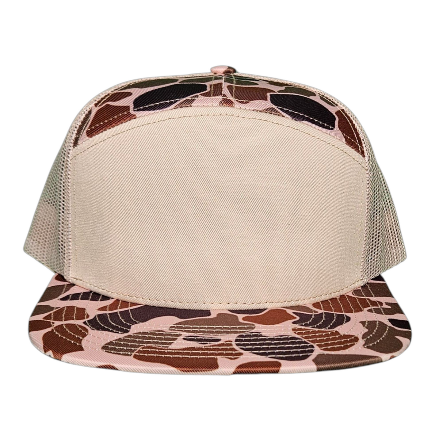7 Panel, Duck Camo. Blank Wholesale.