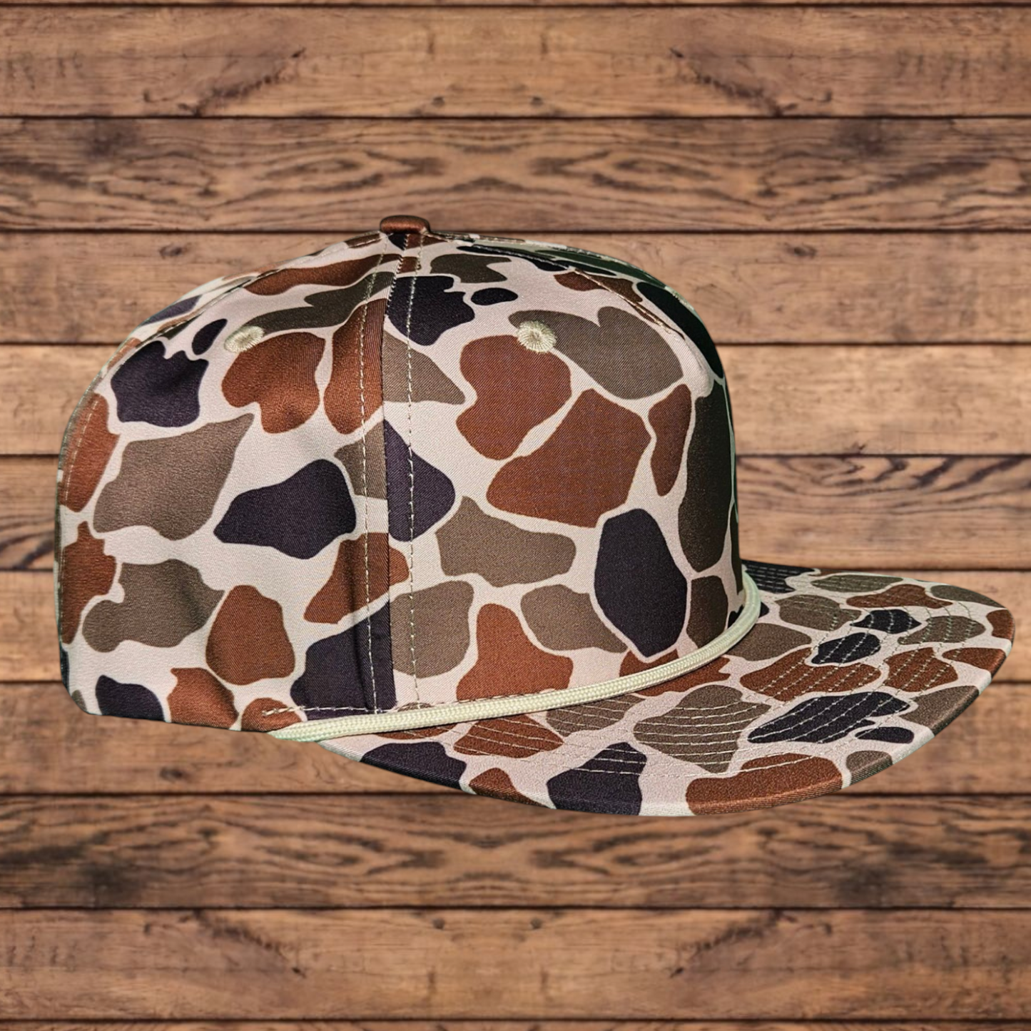 Duck Camo Rope Hat,  Blank, Wholesale