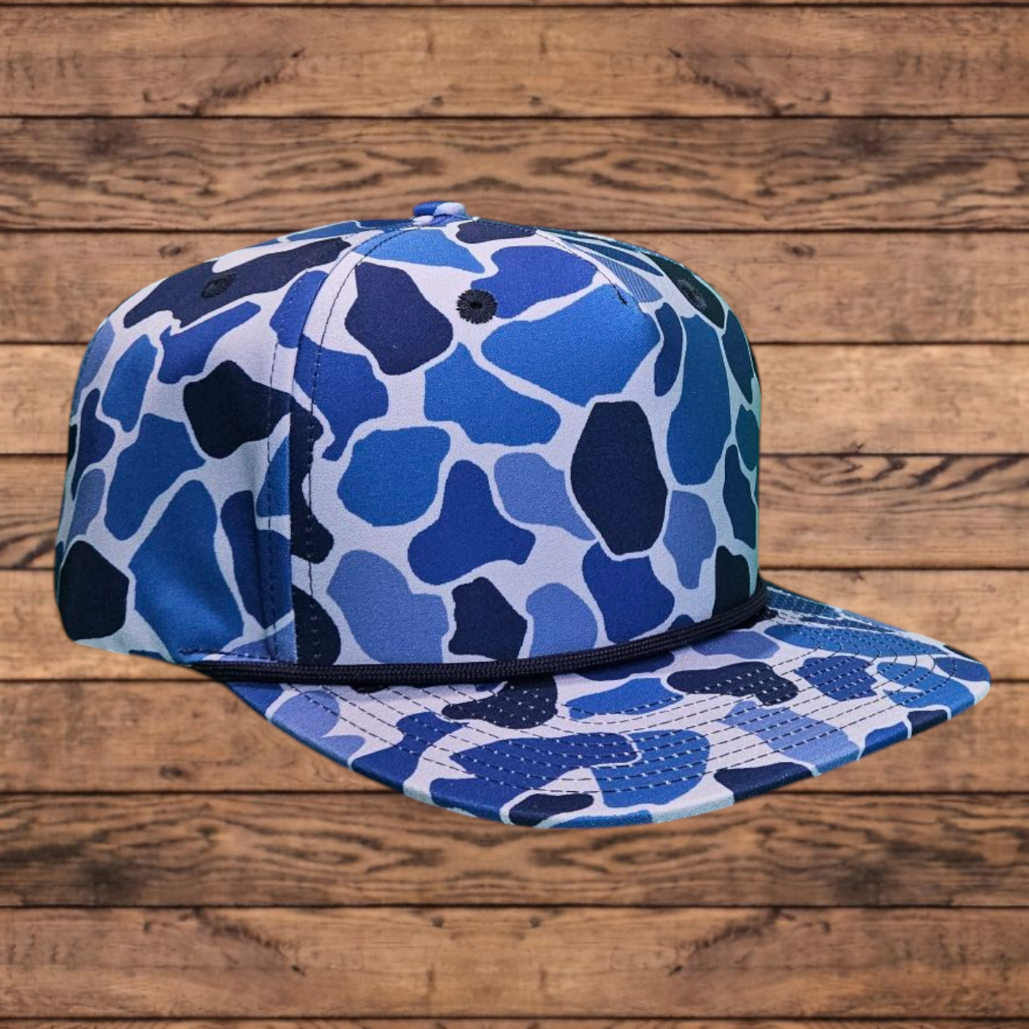 Blue Water, Duck Camo Rope Hat,  Blank, Wholesale